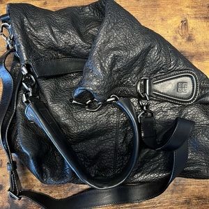 Black Friday price !!!!!! Givenchy Pebble Leather 2 way bag Vintage
